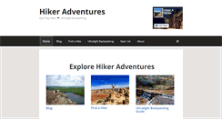 Desktop Screenshot of hikeradventures.com
